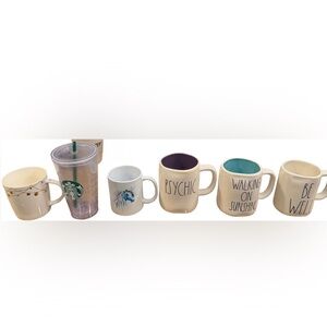 Bundle of Six Cups! (Used - Good/Fair Condition) ☕️